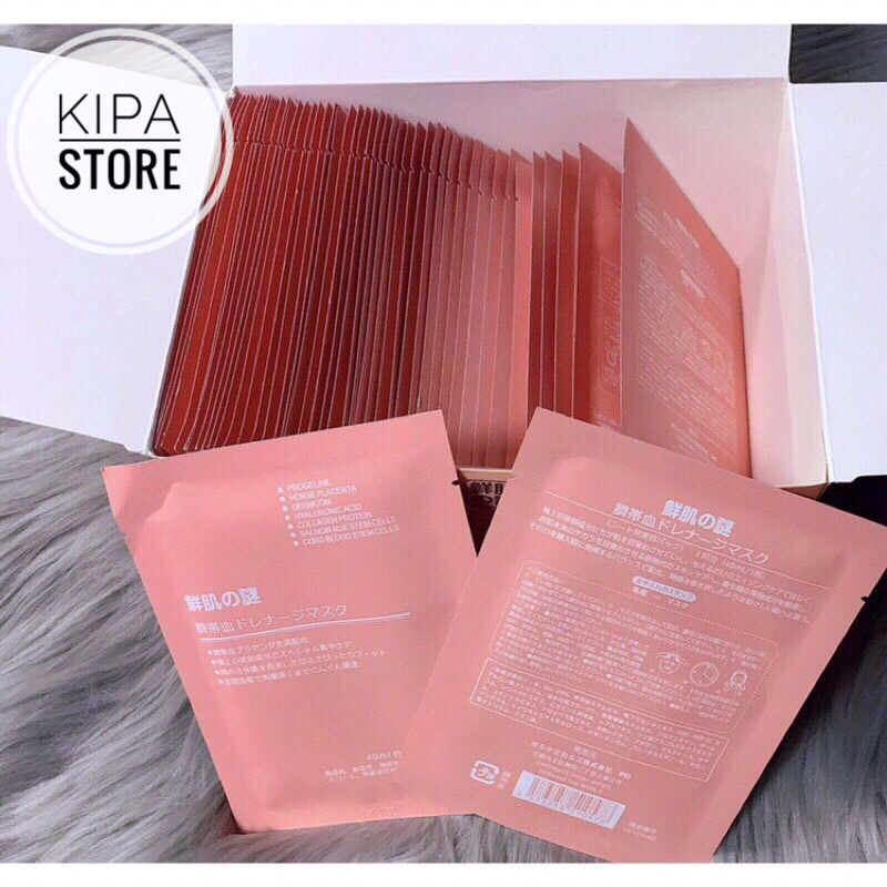 Mặt nạ nhau thai cừu Nhật Bản - Mặt nạ dưỡng da cấp ẩm collagen - Kipa Store