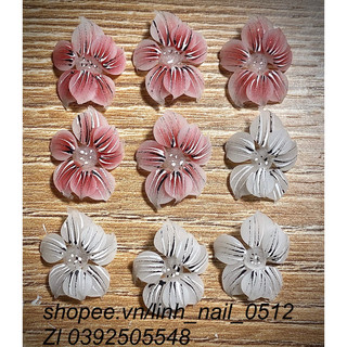Hoa bột nail - chân ngón cái giá 1b