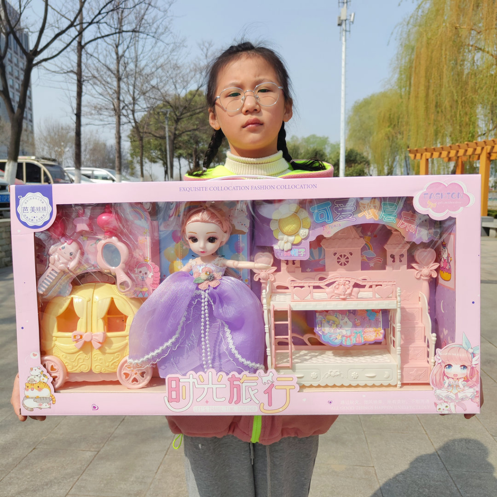 Hộp Đồ Chơi Búp Bê Cho Bé Gái, Chất Liệu An Toàn, Màu Sắc Bắt Mắt, Thích Hợp Làm Quà Tặng Cho Bé - BICA TOYS