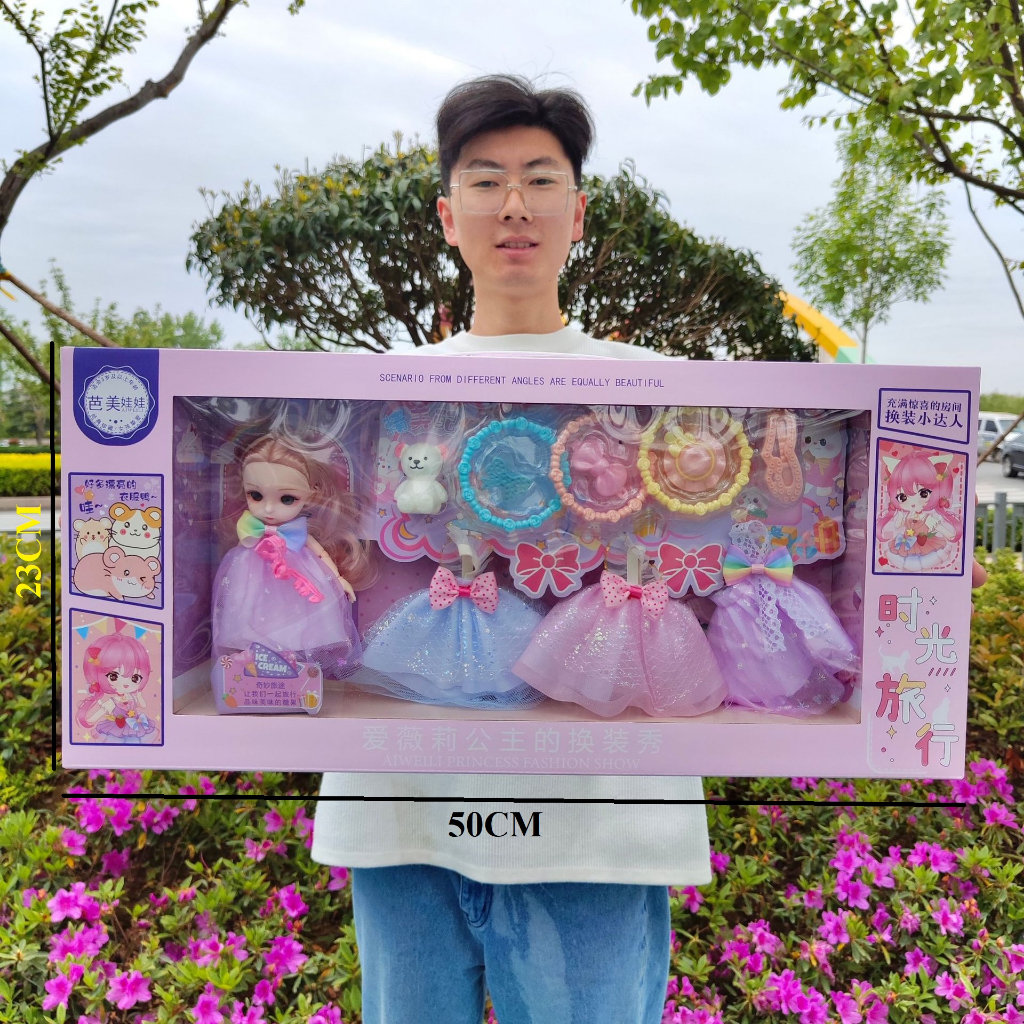 Hộp Đồ Chơi Búp Bê Cho Bé Gái, Chất Liệu An Toàn, Màu Sắc Bắt Mắt, Thích Hợp Làm Quà Tặng Cho Bé - BICA TOYS