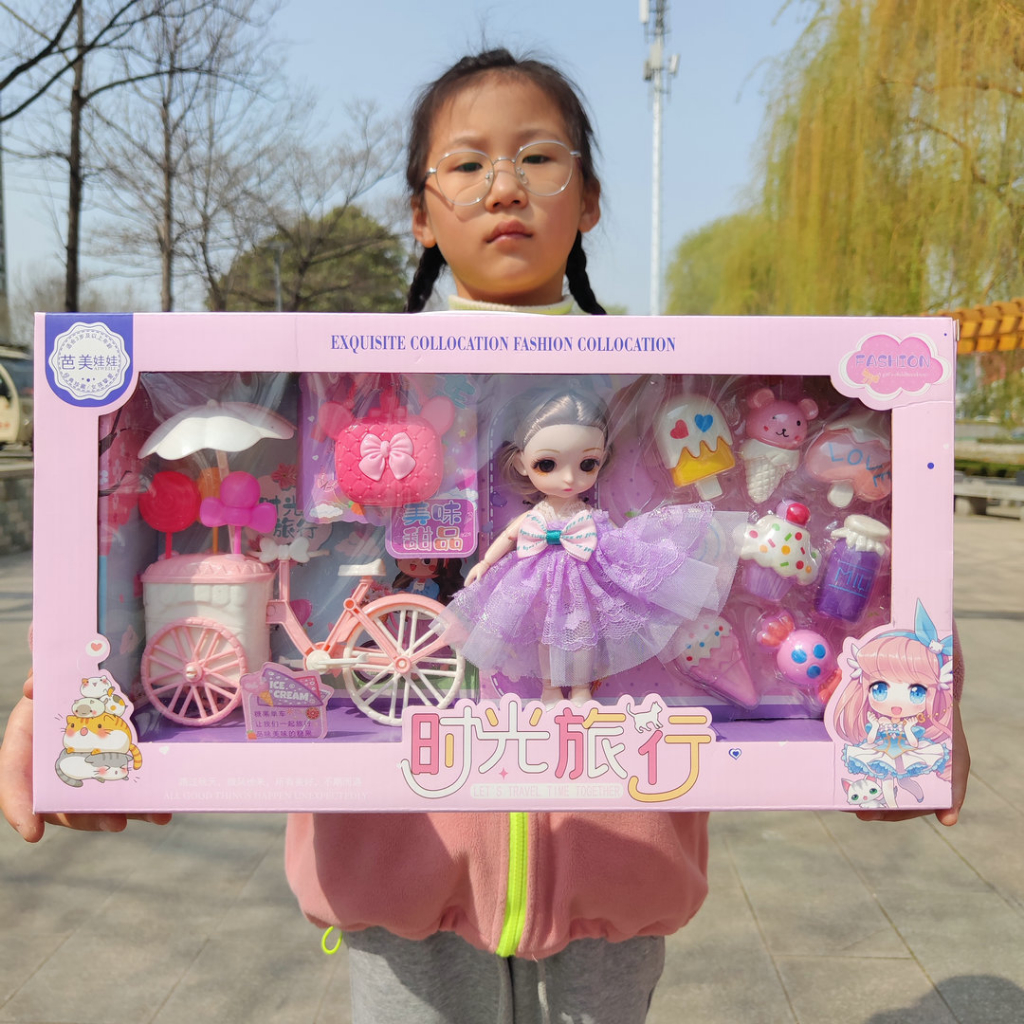 Hộp Đồ Chơi Búp Bê Cho Bé Gái, Chất Liệu An Toàn, Màu Sắc Bắt Mắt, Thích Hợp Làm Quà Tặng Cho Bé - BICA TOYS