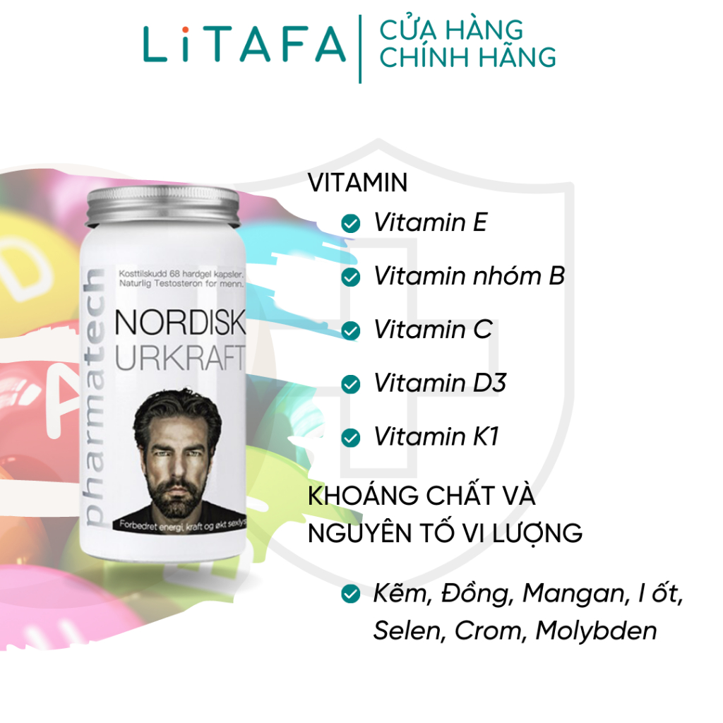 Viên uống hỗ trợ sức khỏe nam giới Nordisk Urkraft 68 viên