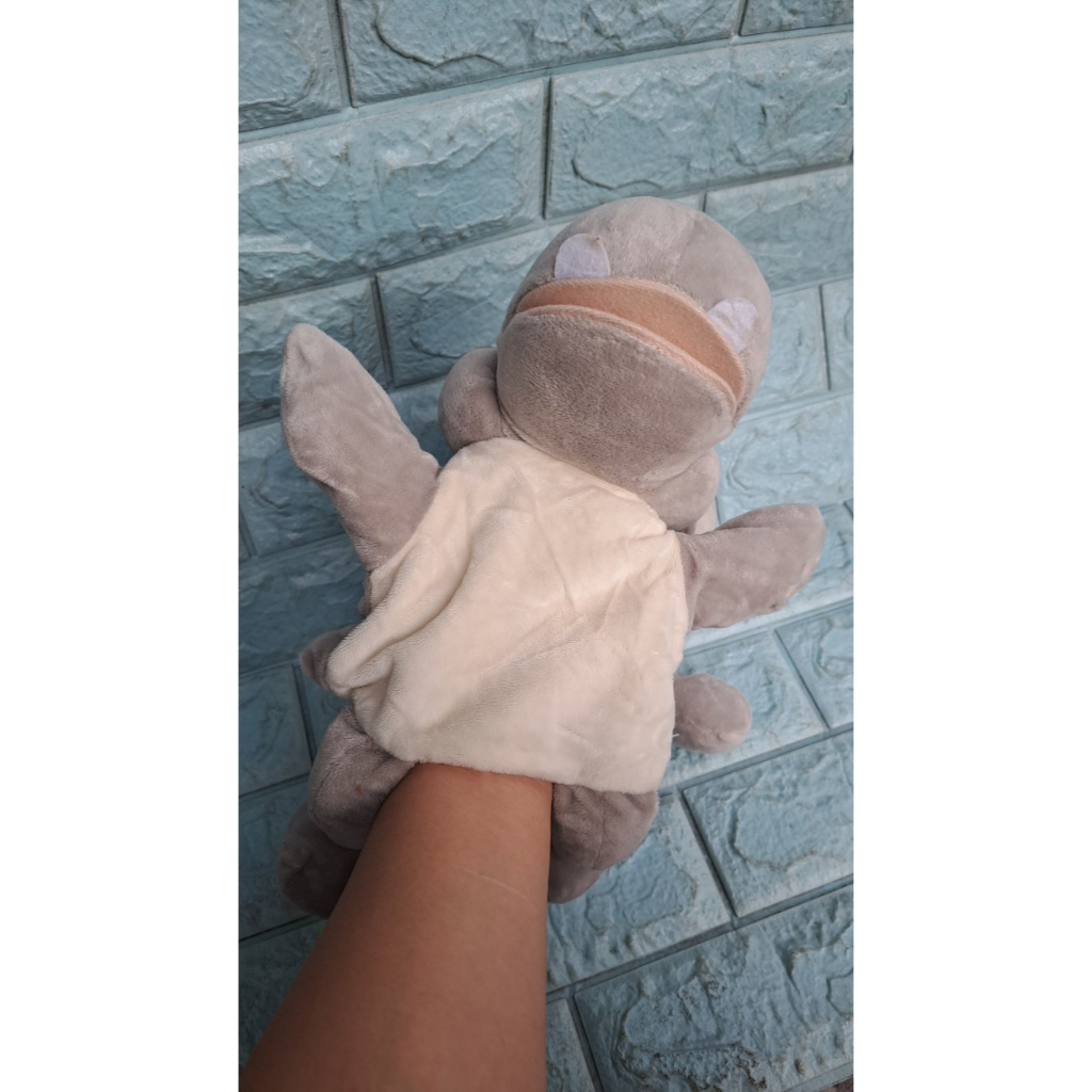 Rối cánh tay thú bông hà mã