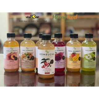 Trà chill Kombucha hoa quả - set 6c