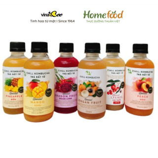 Trà chill Kombucha hoa quả - set 6c