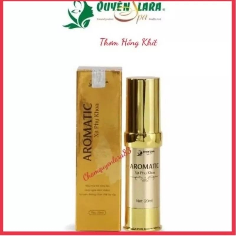 Xịt phụ khoa AROMATIC Quyên lara giúp cô bé thơm, hồng, khít