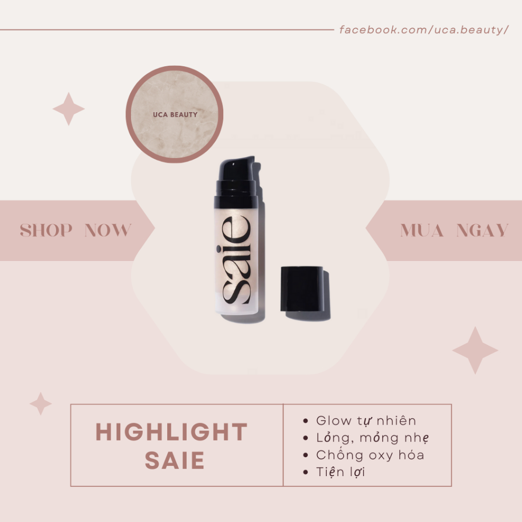 Kem Lót Bắt Sáng Đa Năng Saie Glowy Super Gel Lightweight Dewy Highlighter