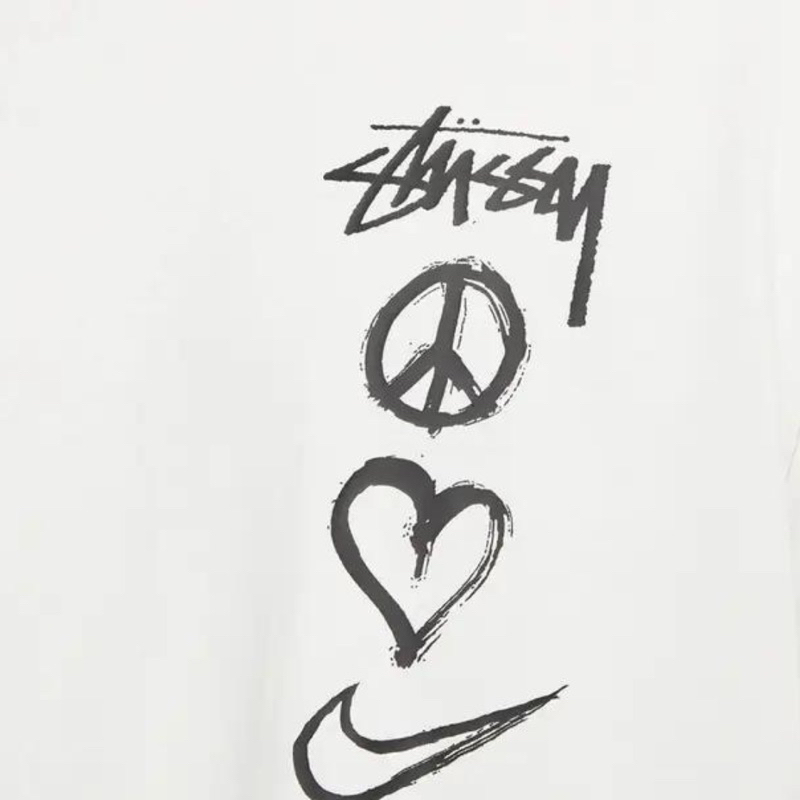 Áo Thun Nam Nữ StussyxNike Cotton Co Giãn 2 Chiều Form Unisex Cổ Tròn