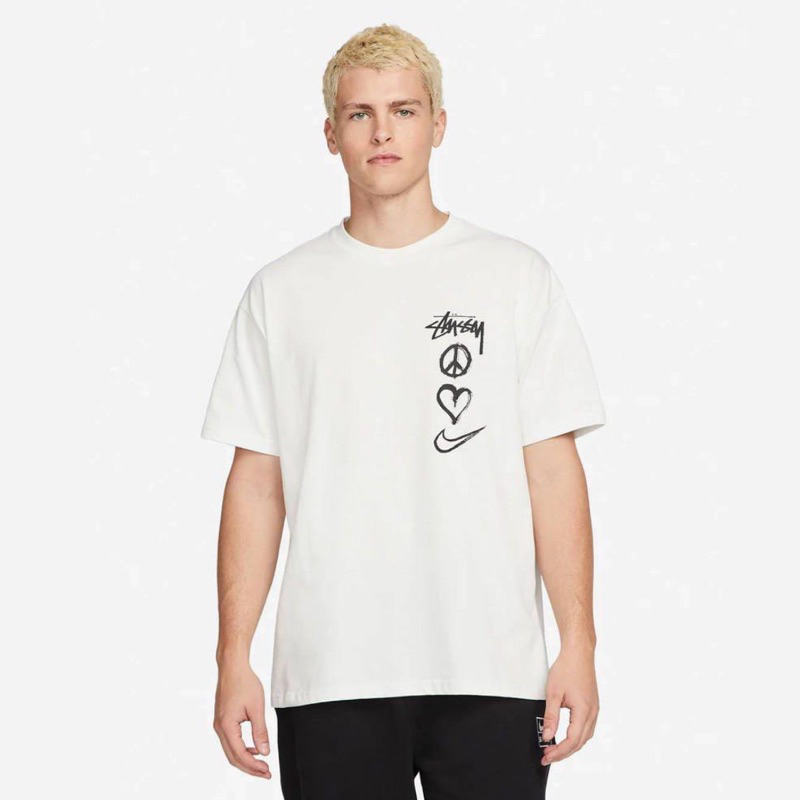 Áo Thun Nam Nữ StussyxNike Cotton Co Giãn 2 Chiều Form Unisex Cổ Tròn