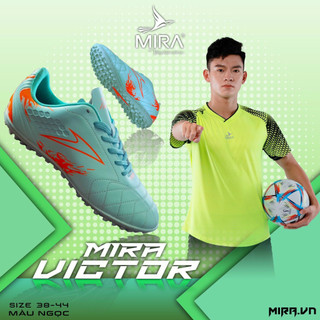 Giày bóng đá chính hãng mira victor - bám sân tốt, khâu full đế