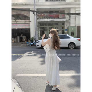 [ ORDER ] - Váy 2s hở lưng dáng suông A27