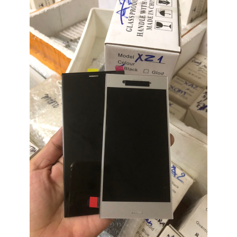 Màn hình Sony XZ1 new đen vàng xanh hồng