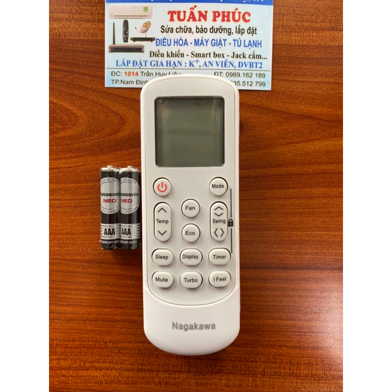 Remote máy lạnh Nagakawa, Điều khiển điều hoà Nagakawa