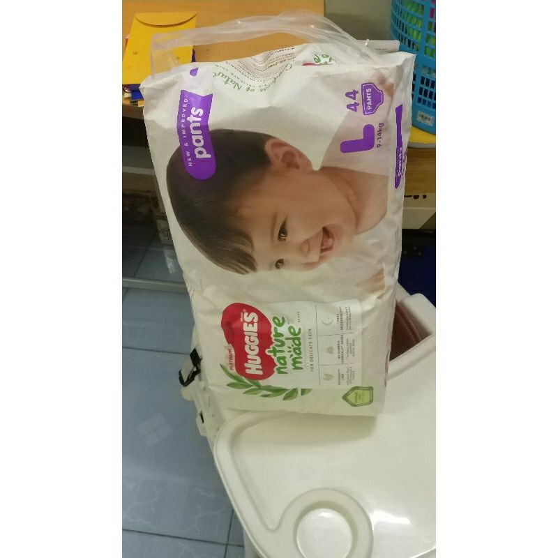 Bỉm Huggies NatureMade quần L44