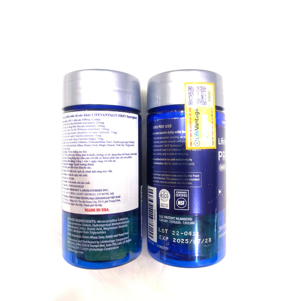 Viên Uống Thảo Dược Protandim LifeVantage - Nrf2 Synergizer