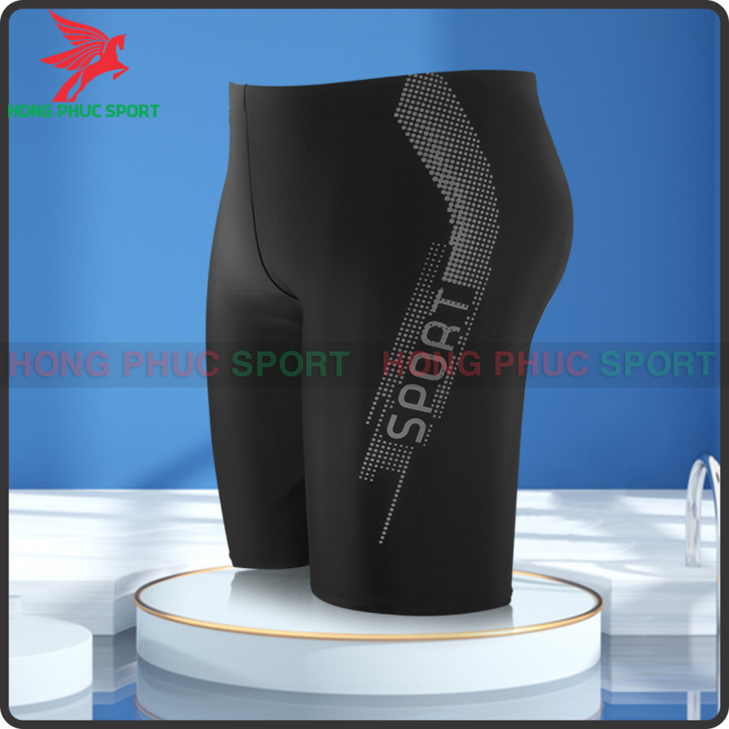 Quần Bơi Nam Dáng Lửng Chính Hãng HAIZID Co Giãn 4 Chiều Kháng Clo Thoáng Khí Không Thấm Nước Nhanh Khô