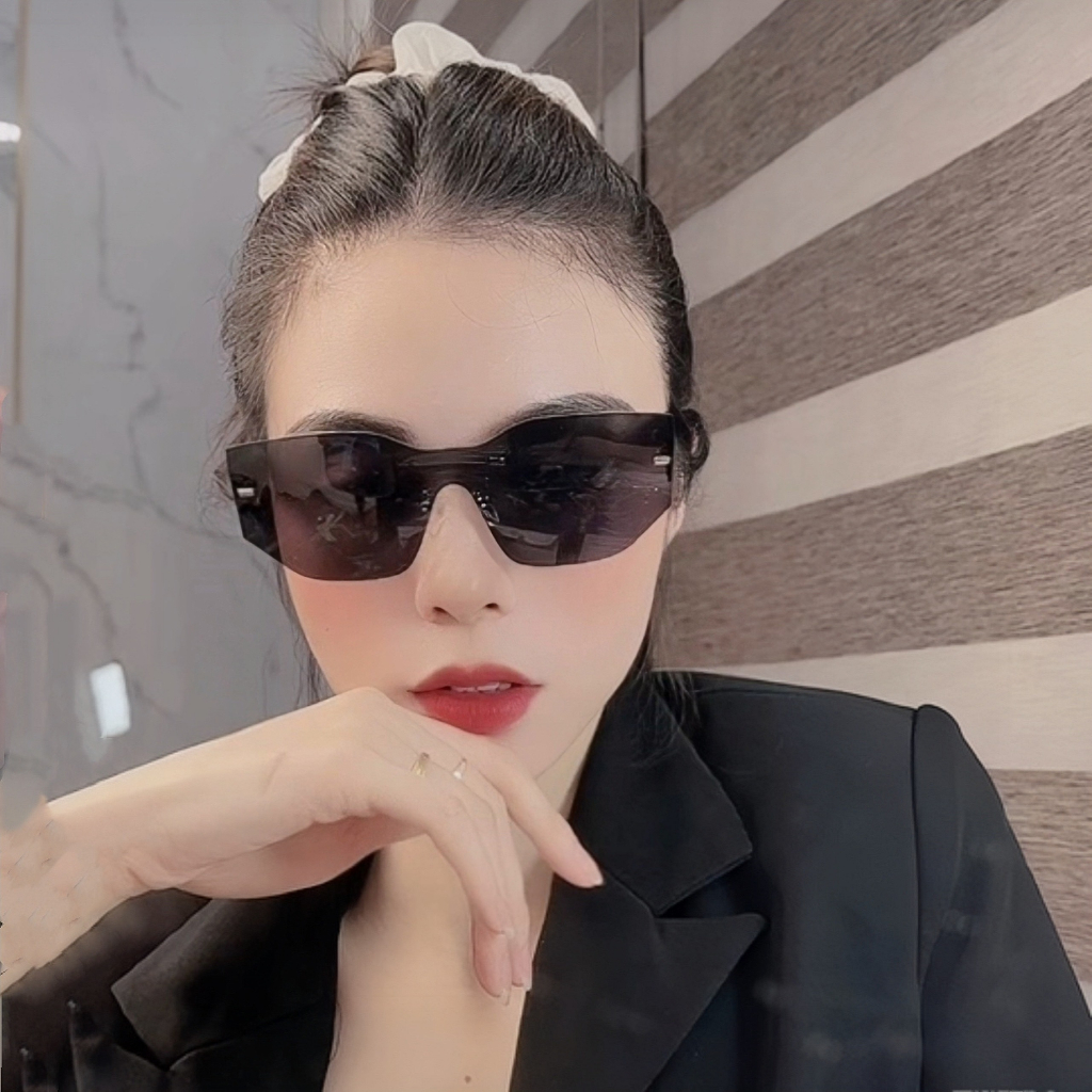 KM29 kính mát full không viền 2023 chống uv