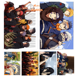 Poster in hình phim naruto dán tường trang trí phòng khách tường nhà ms: 518