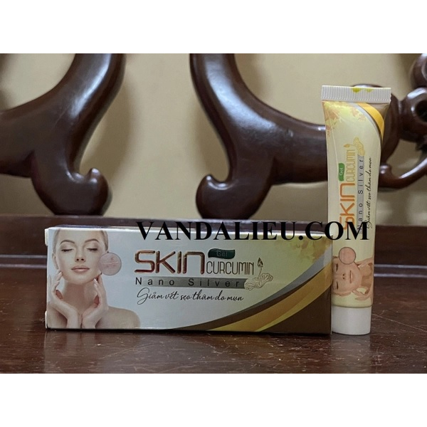 KEM SKIN CURCUMIN NANOSILVER 10G - GIẢM VẾT SẸO DO THÂM MỤN