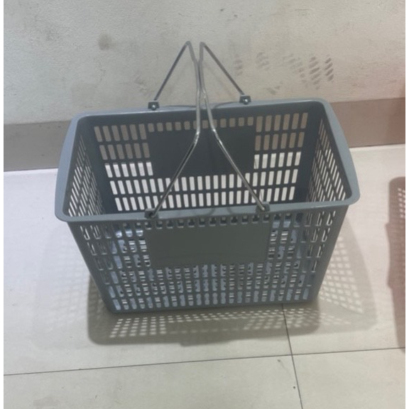 Giỏ xách tay siêu thị quai Inox