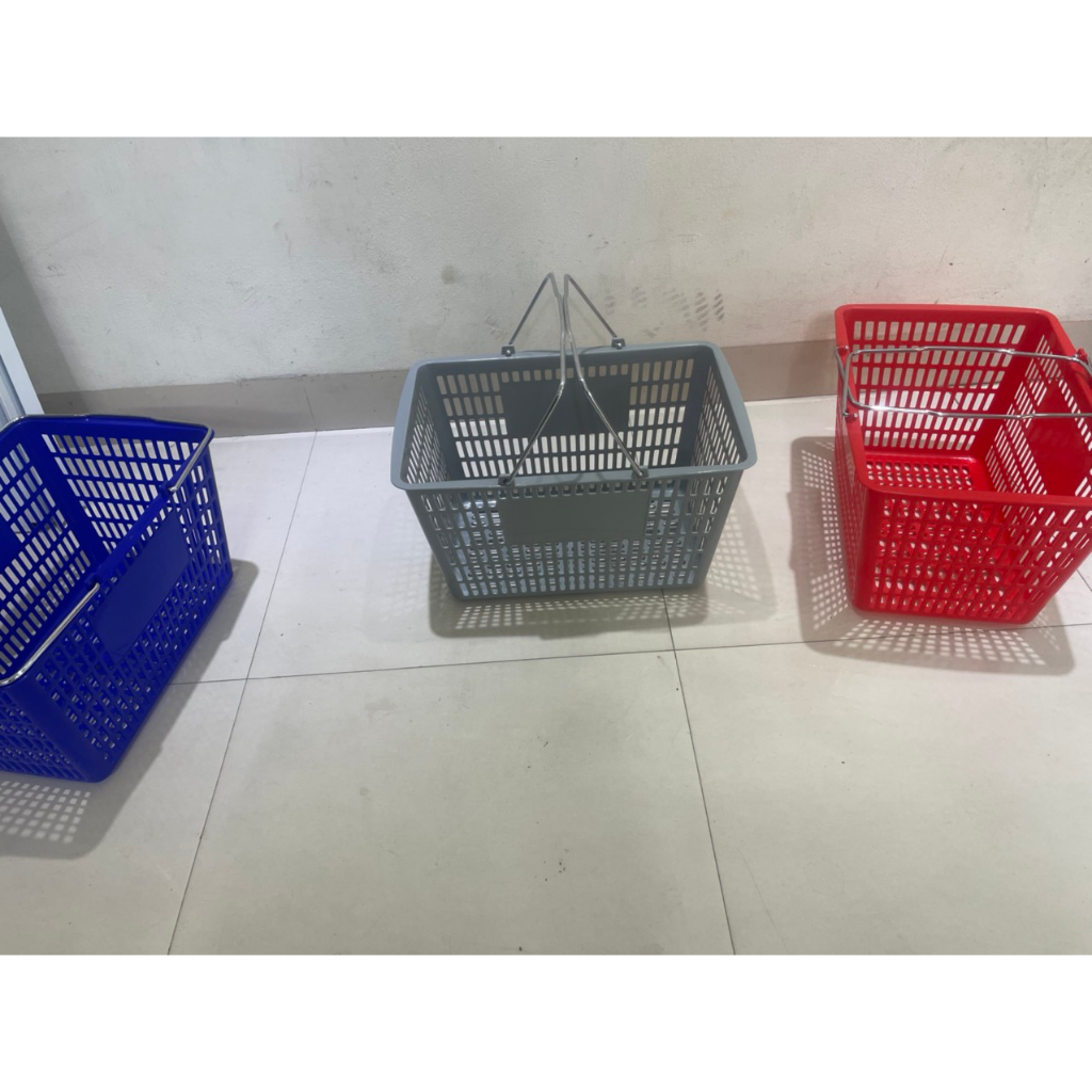 Giỏ xách tay siêu thị quai Inox