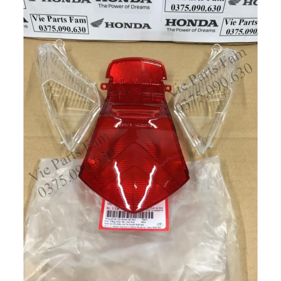 Bộ chụp đèn hậu Wave RFX Fi 110 đời 2014 đến 2022 zin Honda