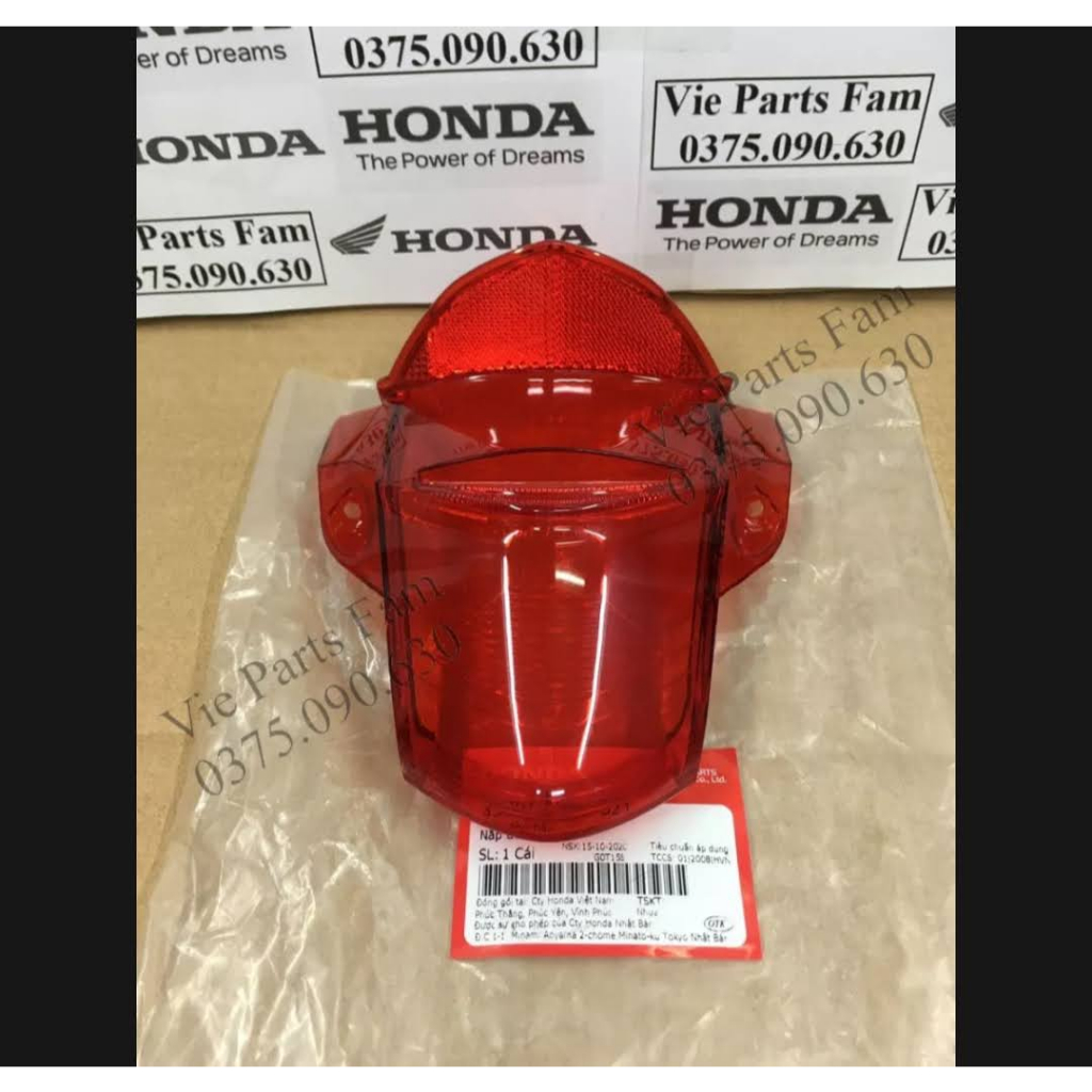 Bộ chụp đèn hậu Wave S110 / RSX 110 / RS 110 đời 2009 - 2010 - 2011 zin Honda