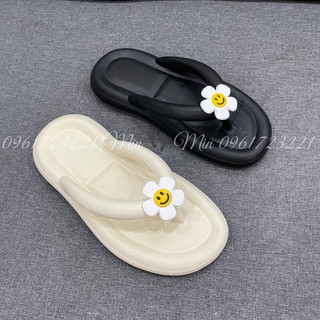 Dép tông nữ đi biển đi chơi siêu xinh phong cách Ulazzang Tăng 1 Size
