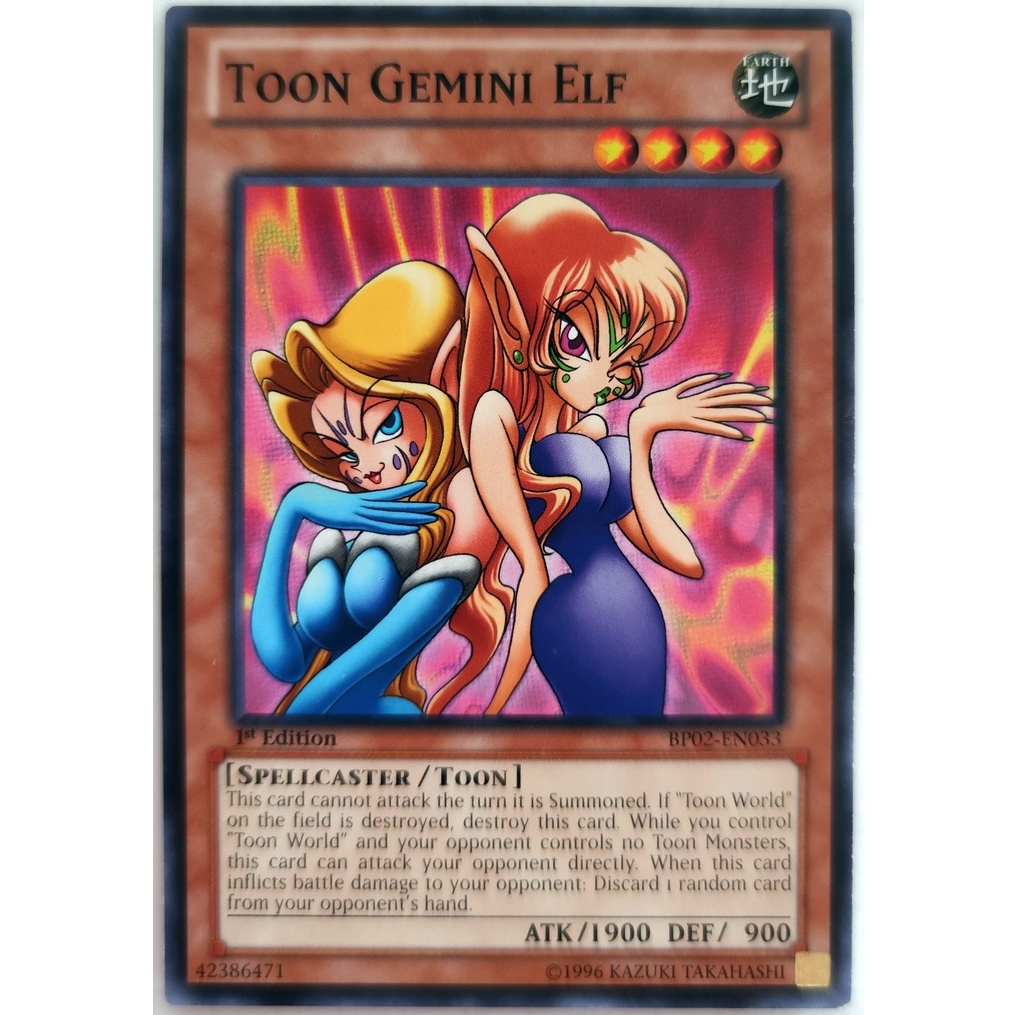 [Thẻ Yugioh] Toon Gemini Elf |EN| Common
