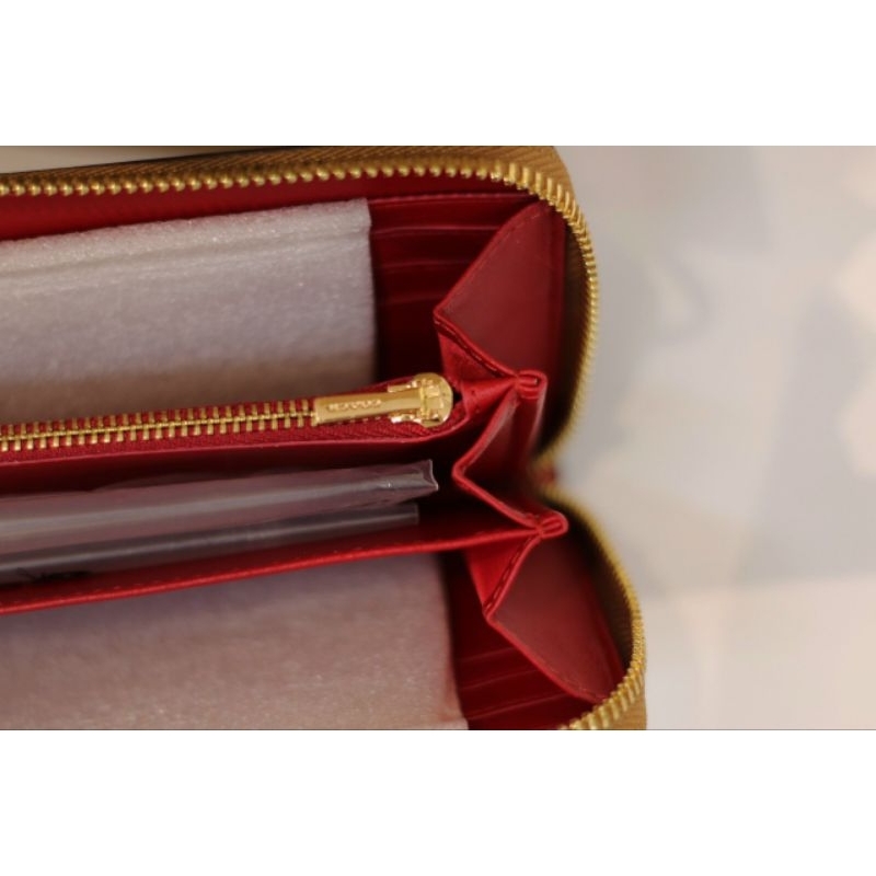 VÍ COACH Long Zip Around Wallet