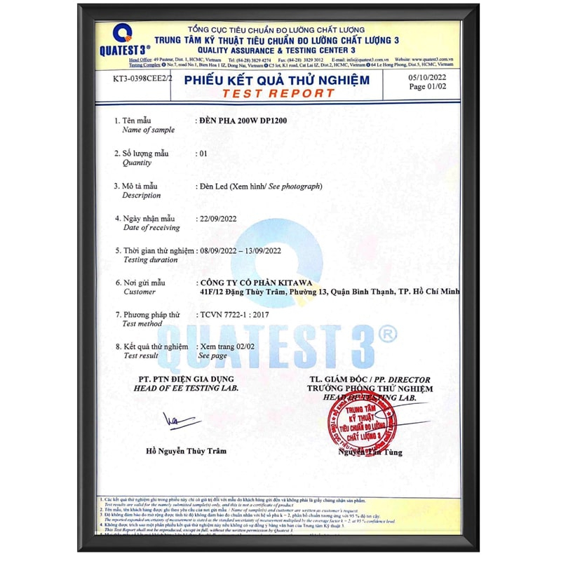 BC1300 Đèn Đường Năng Lượng Mặt Trời Kitawa 300W, Siêu Sáng Và Chống Nước IP67