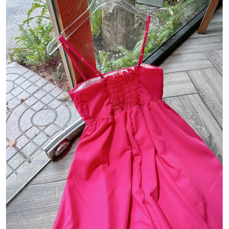 ĐẦM BABYDOLL HỒNG CÁNH SEN