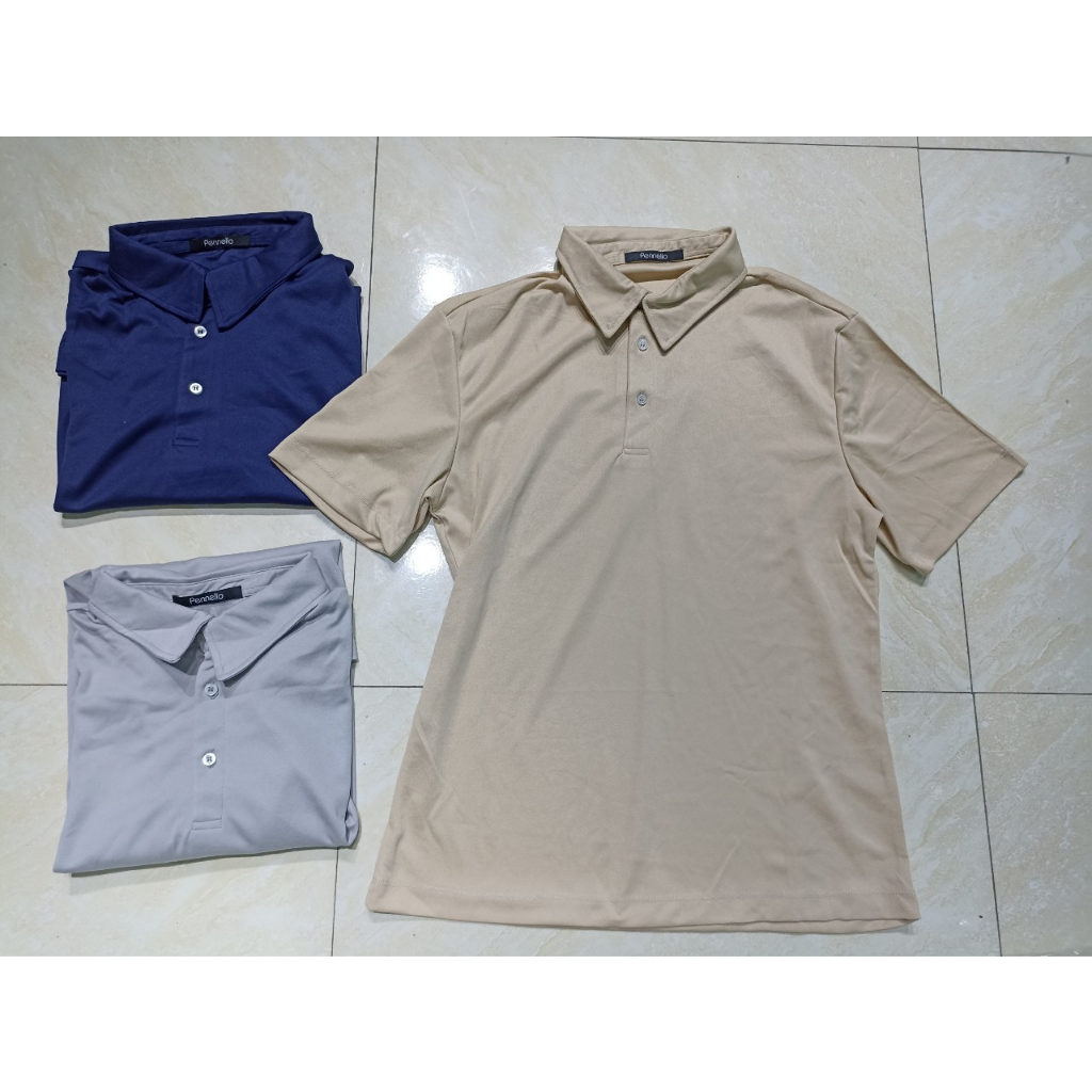 Áo polo nam Pennello hàng lên từ vải dư chống tia UV khô nhanh trẻ trung thanh lịch