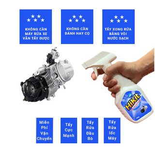 Dung dịch tẩy xe máy, đầu bò, lốc máy, tẩy rỉ sét HiKit