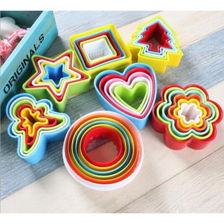 Bộ 5 khuôn cutter hình học