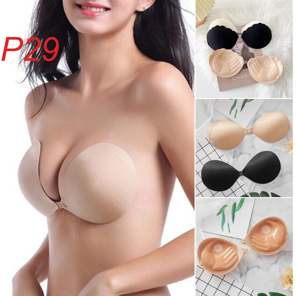Áo dán ngực dính, áo ngực dán nâng ngực tạo khe  dày 6cm tặng kèm dây trong SALINA STORE - P41