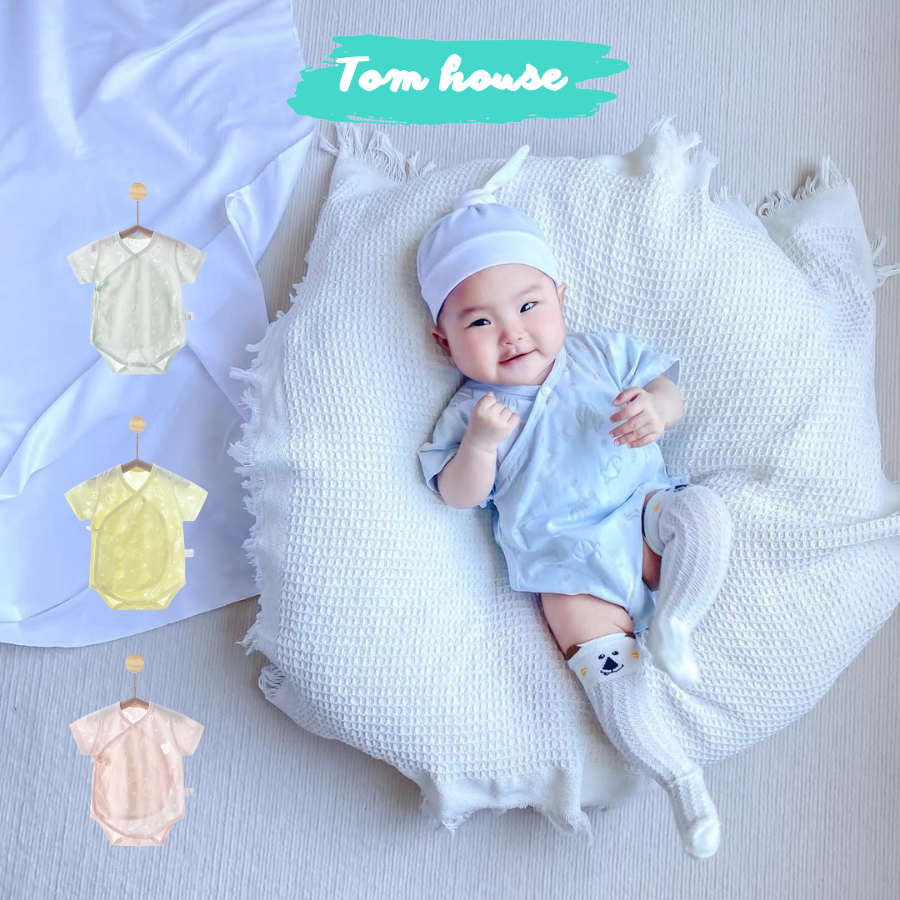 Bodysuit cho bé trai, bé gái vải sợi bông tinh khiết, hàng xuất khẩu cao cấp 𝟏𝟓𝐁𝐃𝐒