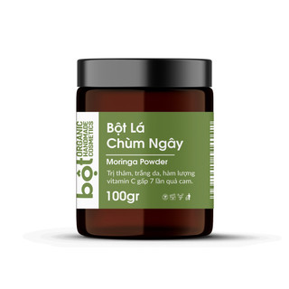Bột Chùm Ngây Hữu Cơ Nguyên Chất 100g - Bột Organic Handmade Cosmetics