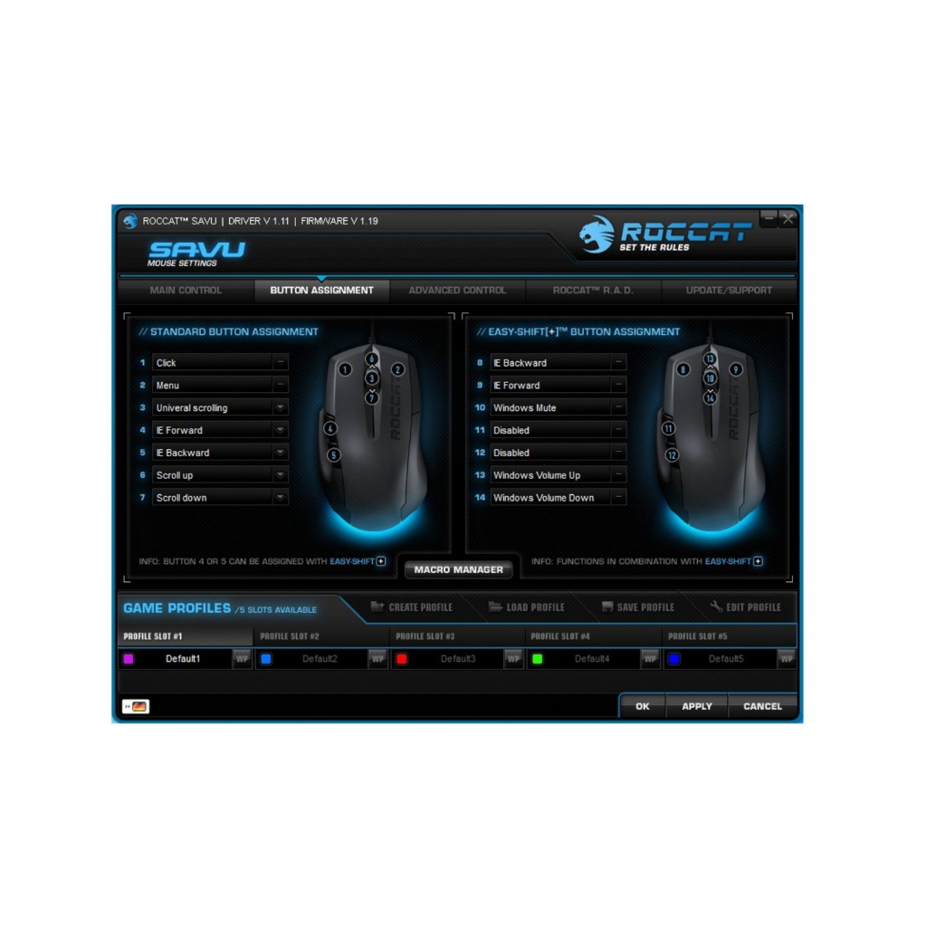 Chuột Gaming Roccat Savu chuột Game thủ Roccat Savu