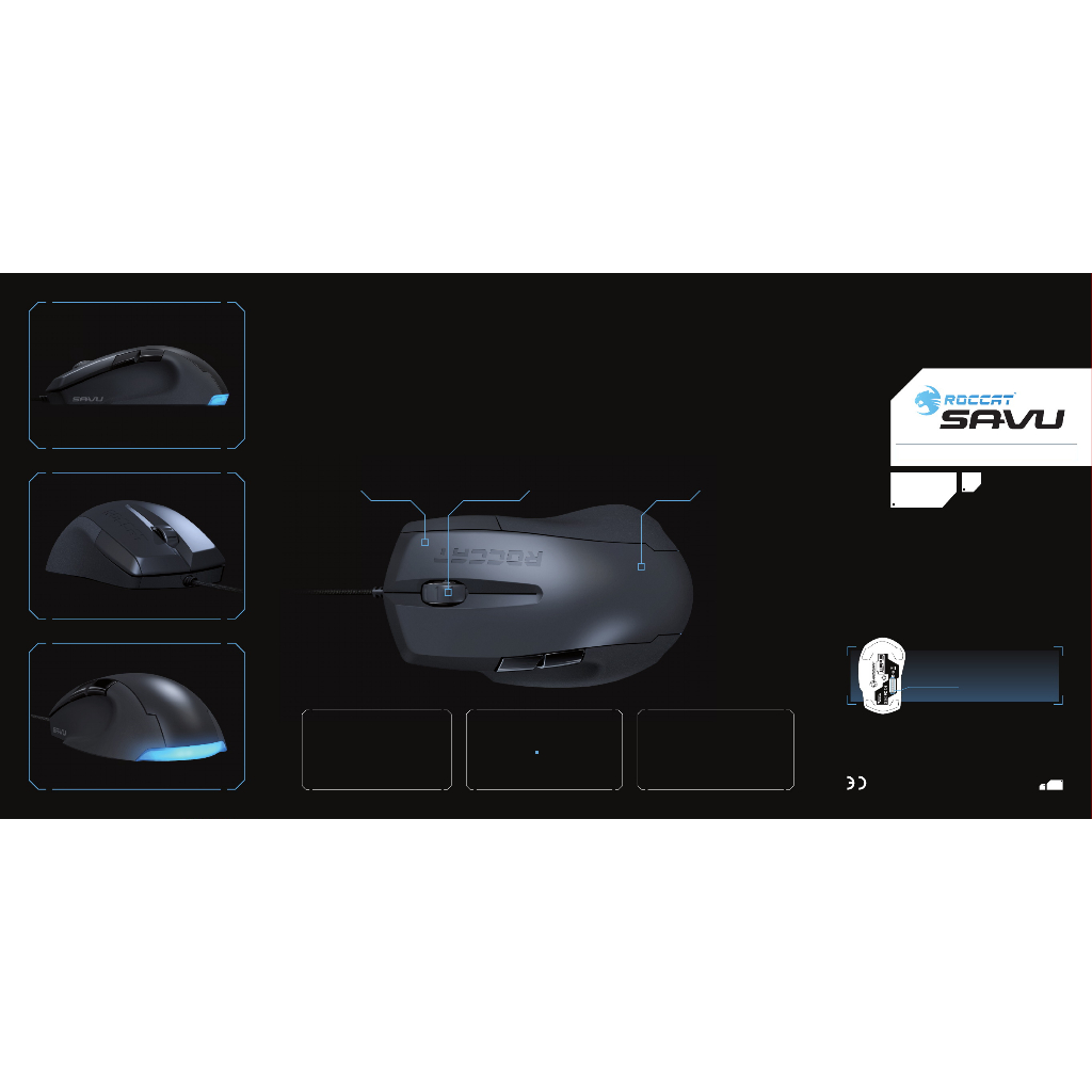 Chuột Gaming Roccat Savu chuột Game thủ Roccat Savu