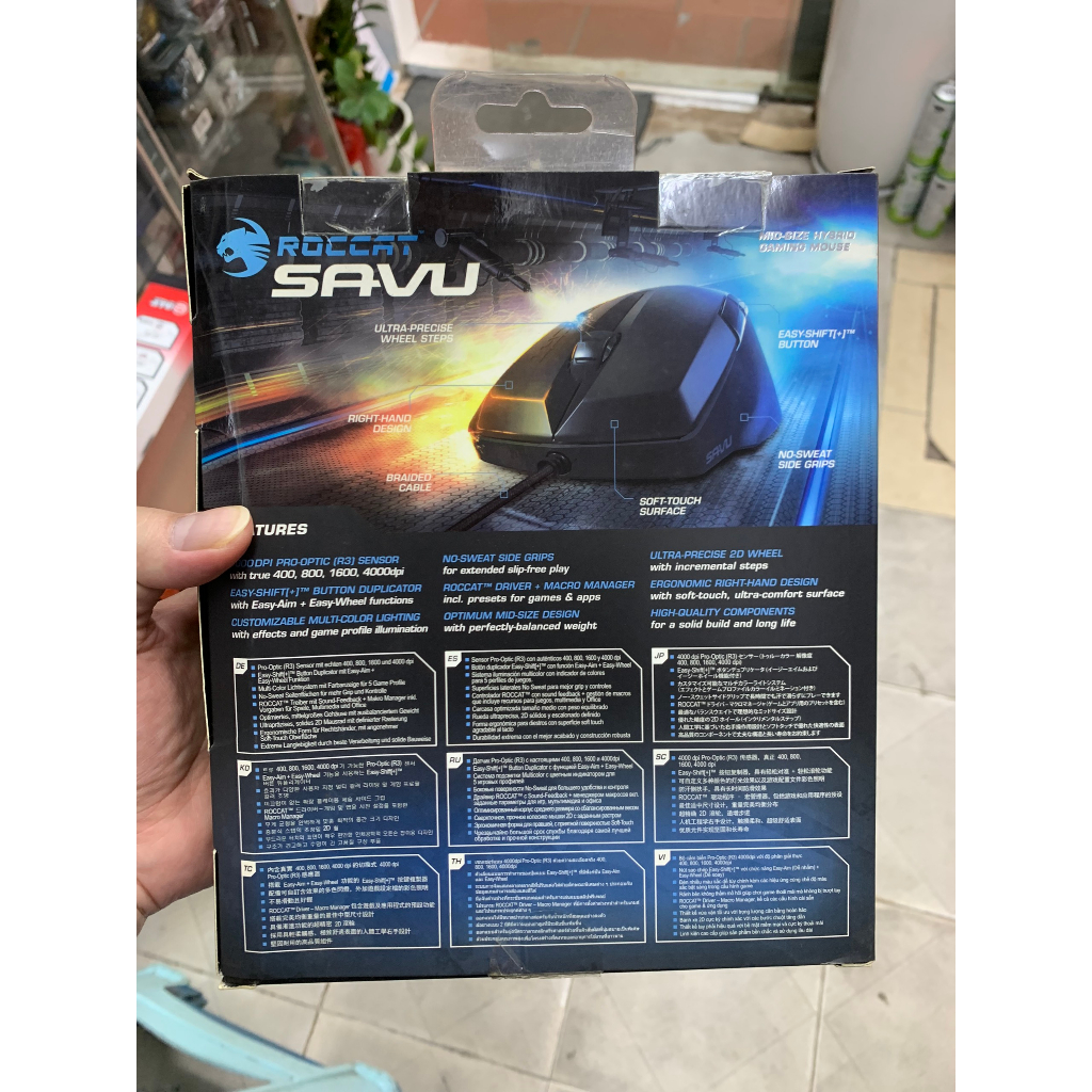 Chuột Gaming Roccat Savu chuột Game thủ Roccat Savu