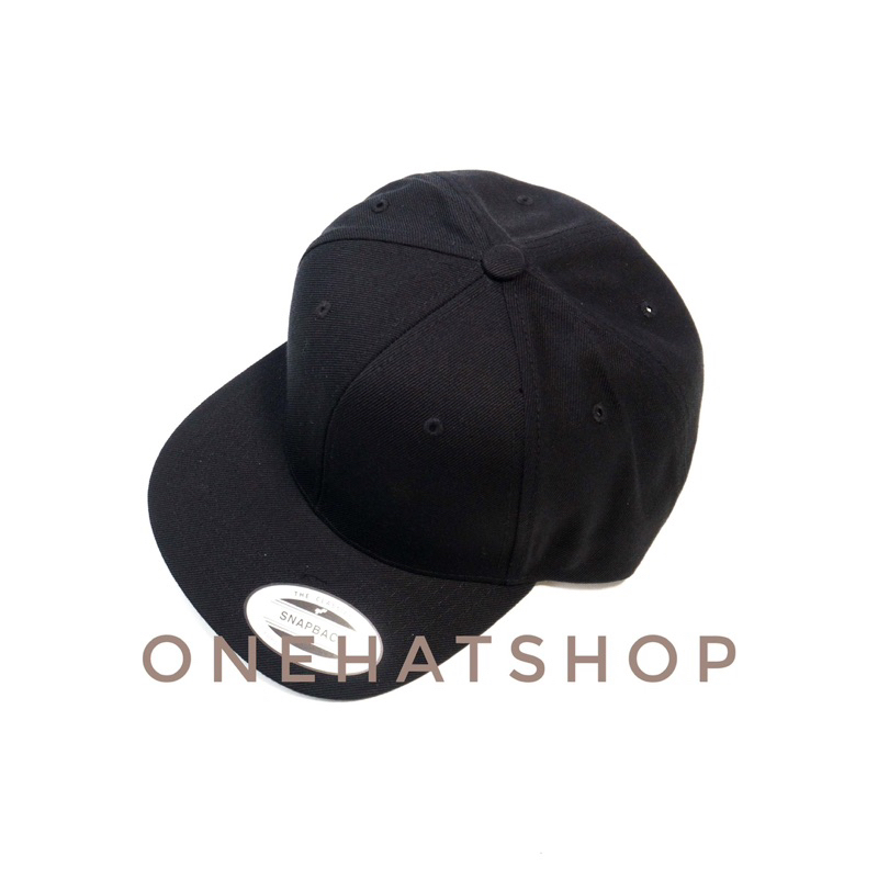 Nón snapback trơn đen mặt dưới xanh lá chất lượng cao