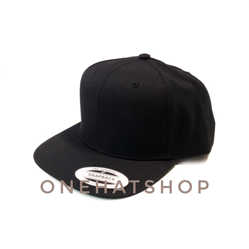 Nón snapback trơn đen mặt dưới xanh lá chất lượng cao