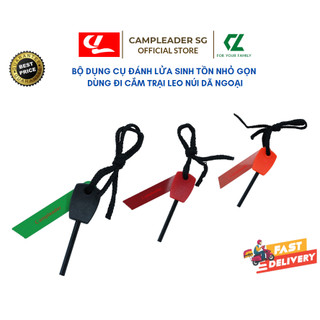 Bộ dụng Cụ Đánh Lửa Sinh Tồn nhỏ gọn dùng đi Cắm Trại leo núi dã ngoại - Campleader SG