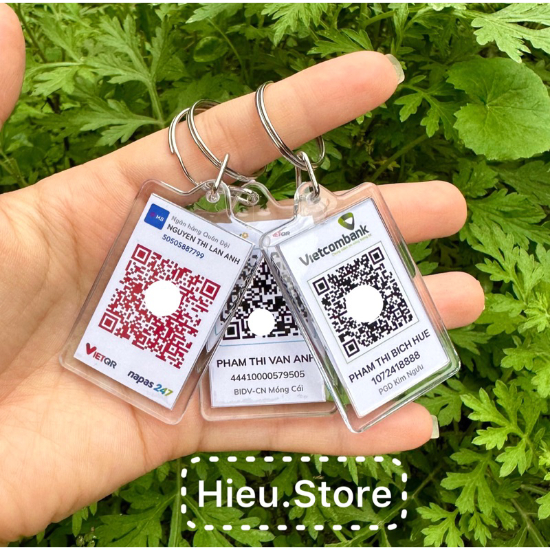 Móc khoá mã QR Chuyển Khoản Ngân Hàng