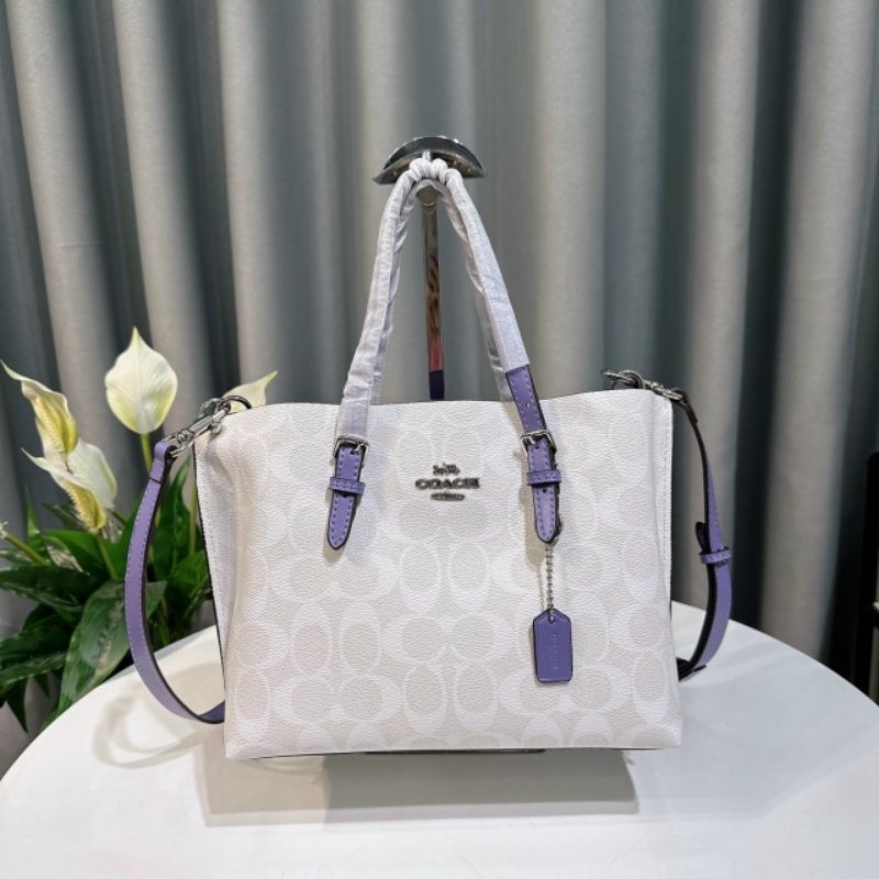 TÚI C0ACH MOLLIE TOTE 25 DA MỊN CỰC SANG