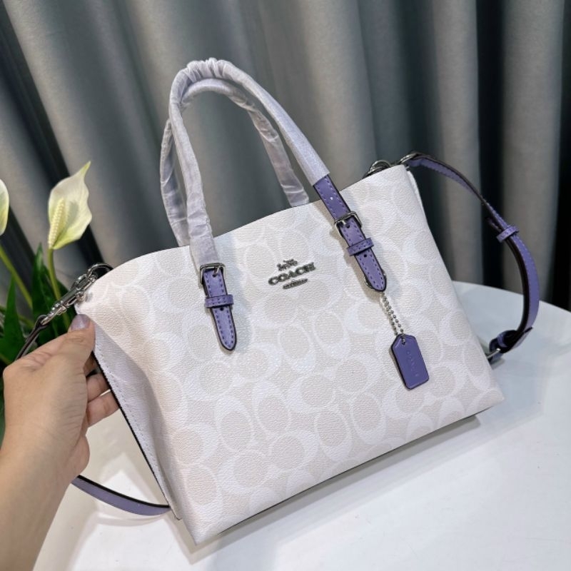 TÚI C0ACH MOLLIE TOTE 25 DA MỊN CỰC SANG