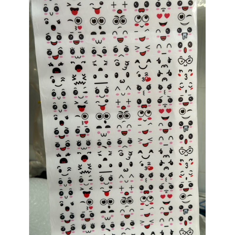 Tờ 210 - 224 tem emoji siêu cute dán được trên mọi bề mặt