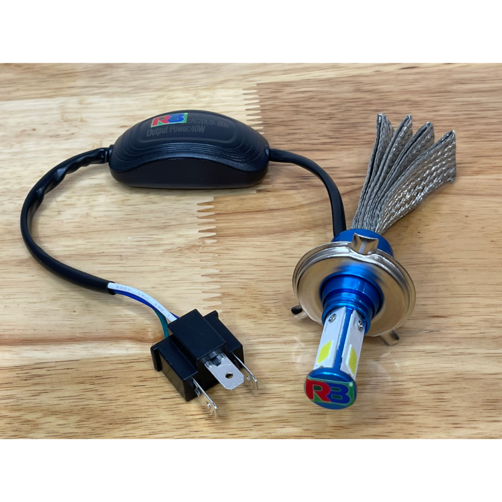 Đèn Pha Led 3 tim siêu sáng loại xịn dùng được điện máy và điện bình