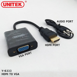 Cáp chuyển HDMI to VGA +Audio Unitek Y6333/ Y6355 , Bảo Hành 12 Tháng , 1 Đổi 1